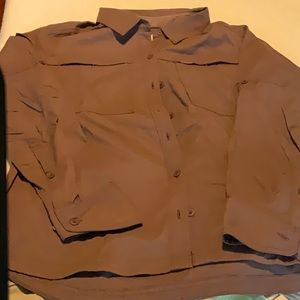 REI button-down shirt, large for hiking camping
